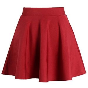 scarlet skater miniskirt